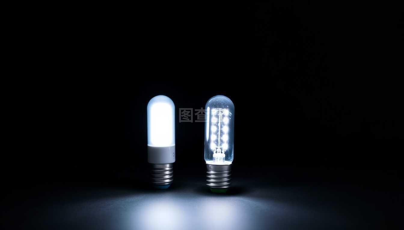 黑色背景下的三種LED燈 技術、視覺與應用的深層解析